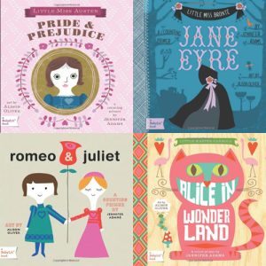Little Miss Austen Board Books, Book Covers