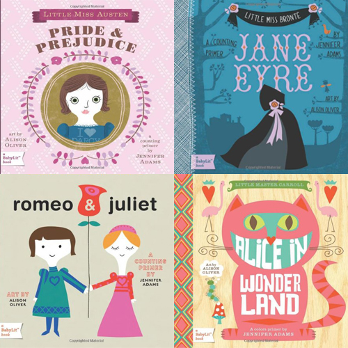 Little Miss Austen Board Books, Book Covers